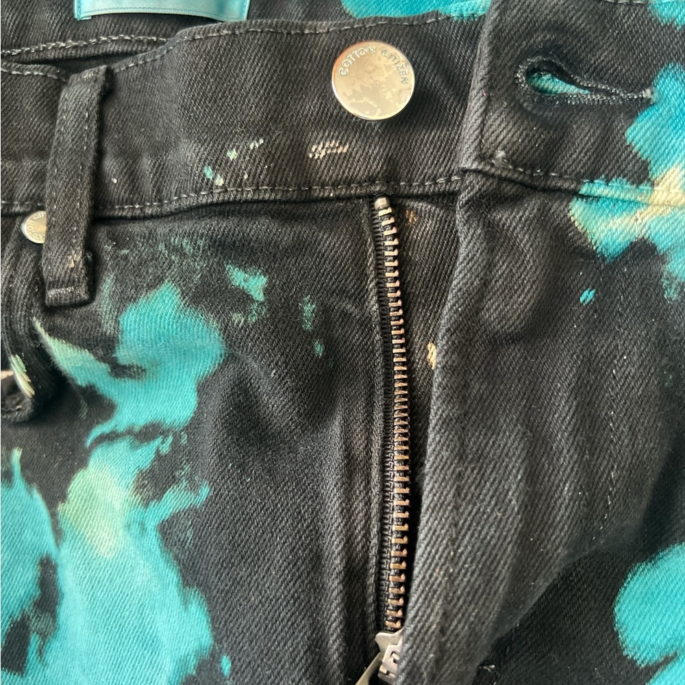 Cotton Citizen Dylan Stretch Cotton Jeans Blue Black Print UNISEX Size 30 NWOT - Picture 5 of 12